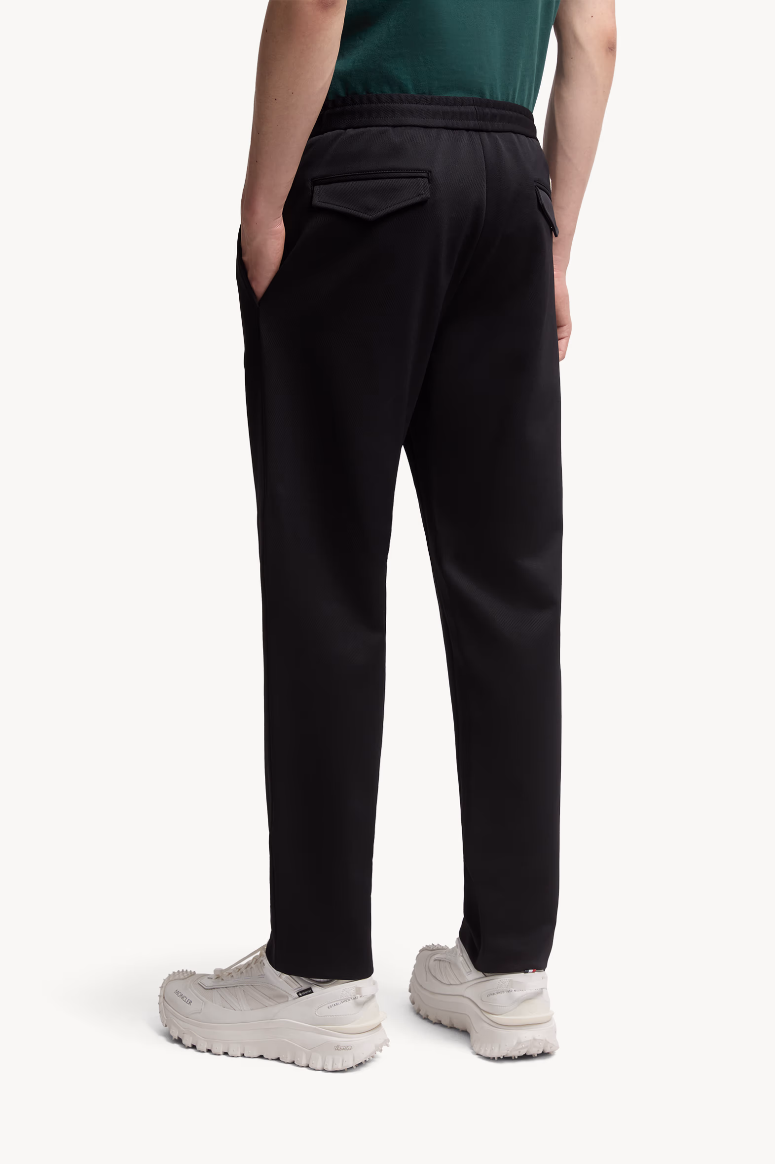 Logo Jogging Pants Men Black Moncler 5